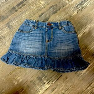 Osh Kosh Jean Skirt, 4t girls